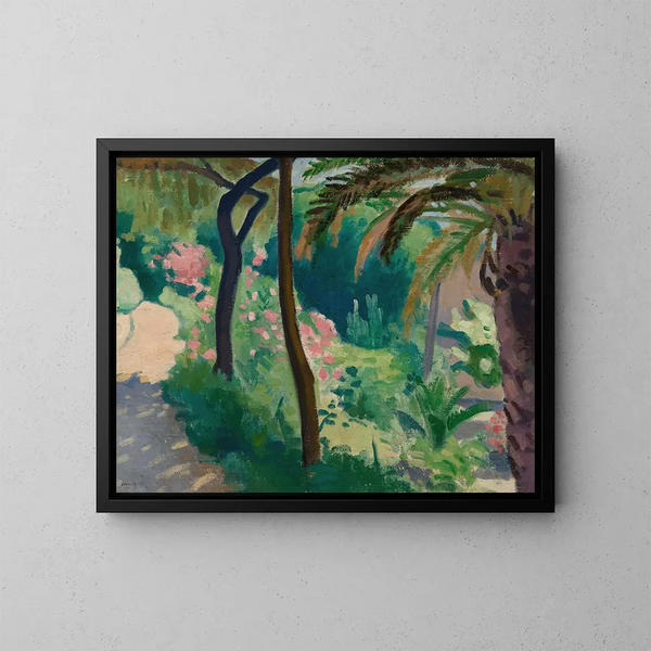 Le jardin de l'Estaque - Albert Marquet — inramlat konstverk på väggen