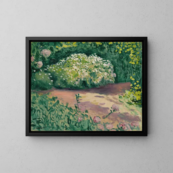 Les Marguerites - Albert Marquet — inramlat konstverk på väggen