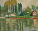 Les Peupliers à Villennes - Albert Marquet — vy av konstverket