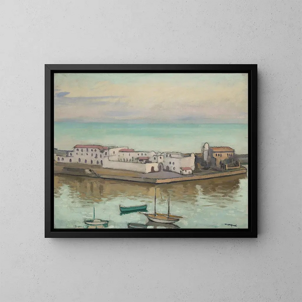 Lot de l'Amirauté - Albert Marquet — inramlat konstverk på väggen