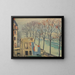 rivningshus, Quai de Conti, Paris - Albert Marquet — inramlat konstverk på väggen