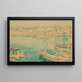 Marseille - Albert Marquet — inramlat konstverk på väggen