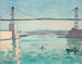 Marseille, le pont transbordeur - Albert Marquet — vy av konstverket