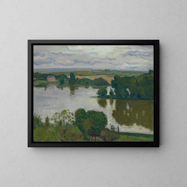 La maison des clusiers - Albert Marquet — inramlat konstverk på väggen