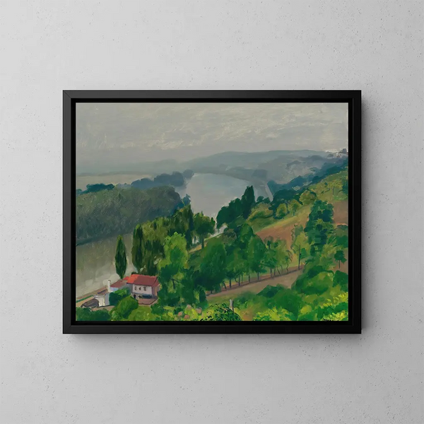Mricourt Temps gris - Albert Marquet — inramlat konstverk på väggen