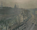 Paris, den Quai des Grands Augustins, skymning - Albert Marquet — vy av konstverket