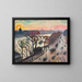 Paris, Quai du Louvre, Soleil d'hiver - Albert Marquet — inramlat konstverk på väggen