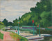 Poissy och flaggorna - Albert Marquet — vy av konstverket