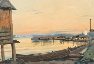 Albert Nikolaevich Benois - On the Neva River.webp