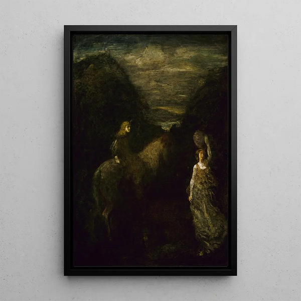 Reproduktion av målningen Le Roi Cophetua et la jeune mendiante - Albert Pinkham Ryder
