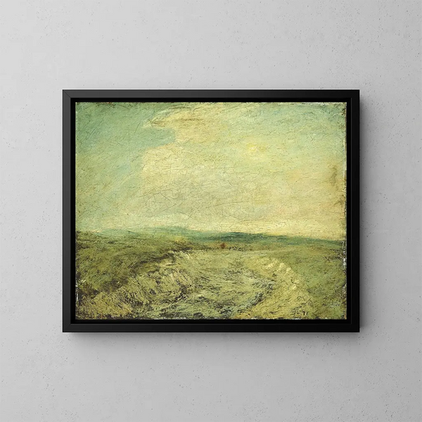 Le canal d'Essex - Albert Pinkham Ryder — inramlat konstverk på väggen