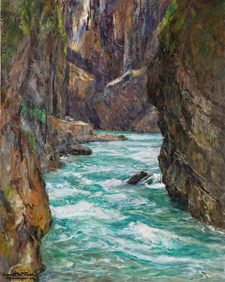 Albert Wenk - Die Partnachklamm bei Partenkirchen.webp
