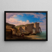 Vue du Cap d'Antifer à Étretat, Normandie - Albert Camus — inramlat konstverk på väggen