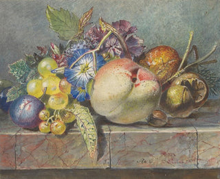 Albertus Steenbergen - Vruchten en bloemstilleven.webp