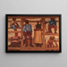 La vie - Albin Egger-Lienz — inramlat konstverk på väggen