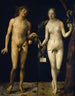 Adam och Eva - Albrecht Dürer — vy av konstverket