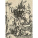 Reproduktion av målningen av Saint Jérôme en pénitence - Albrecht Dürer