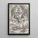 Reproduktion av målningen Saint Jean devant Dieu et les Anciens - Albrecht Dürer