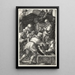 La Mise au tombeau - Albrecht Dürer — inramlat konstverk på väggen