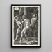 La Flagellation - Albrecht Dürer — inramlat konstverk på väggen
