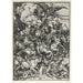 Reproduktion av målningen Les Quatre Cavaliers de l'Apocalypse - Albrecht Dürer