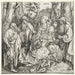 La Sainte Famille avec deux anges musiciens - Albrecht Dürer — vy av konstverket