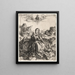 La Sainte Famille avec le papillon - Albrecht Dürer — inramlat konstverk på väggen
