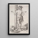 Reproduktion av målningen L'homme de douleurs stående med händerna upplyfta - Albrecht Dürer