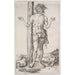 Reproduktion av målningen L'homme de douleurs stående med händerna upplyfta - Albrecht Dürer