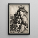 Reproduktion av målningen La Pénitence de Saint Jean Chrysostome - Albrecht Dürer