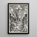 La Résurrection - Albrecht Dürer — inramlat konstverk på väggen