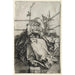 La Vierge et l'Enfant sur un banc herbeux - Albrecht Dürer — vy av konstverket