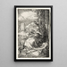 La Vierge et l'Enfant avec la poire - Albrecht Dürer — inramlat konstverk på väggen