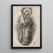 Reproduktion av målningen La Vierge avec bandeau sur la Lune croissante - Albrecht Dürer