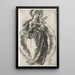 La Vierge à la couronne étoilée - Albrecht Dürer — inramlat konstverk på väggen