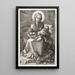 Reproduktion av målningen La Vierge avec l'Enfant emmailloté - Albrecht Dürer