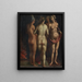 Venus och de tre gracerna - Albrecht Dürer — inramlat konstverk på väggen