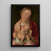 Reproduktion av målningen La Vierge et l'Enfant - Albrecht Dürer