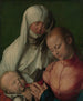 Vierge à l'Enfant avec sainte Anne - Albrecht Dürer — vy av konstverket