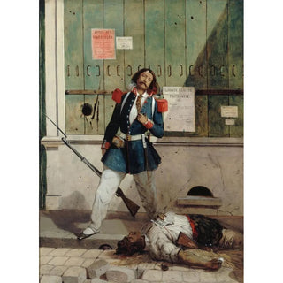 AlcideJoseph Lorentz - Garde national bless pisode de la rvolution de 1848.webp