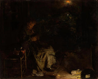 Aleksander Gierymski - Old Woman Watching over a Dead Body I.webp