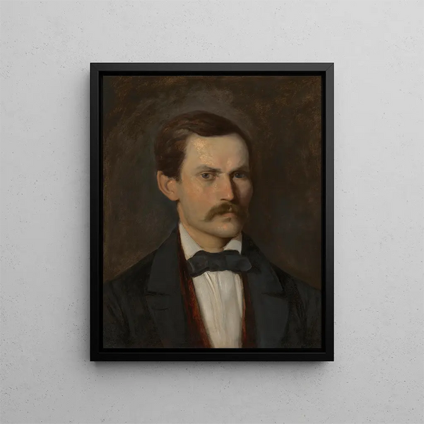 Portrait av Andrzej Dziubandowski - Aleksander Kotsis — inramlat konstverk på väggen