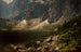 Le lac Morskie Oko dans les Tatras - Aleksander Mroczkowski — vy av konstverket