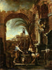 Le Christ et la Samaritaine - Alessandro Magnasco — vy av konstverket
