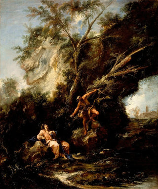 Alessandro Magnasco - Landscape with the Temptation of Christ.webp