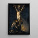 Reproduktion av målningen La Crucifixion - Alessandro Magnasco