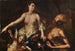 Venus i Vulcans smedja med Cupido med förbundna ögon - Alessandro Magnasco — vy av konstverket