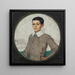 Alexander Saitzoff, bror till Vera Saitzoff - Franz von Stuck — inramlat konstverk på väggen