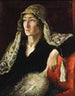 Portrait d'E. T. Barkova - Alexander Aleksandrovich Osmerkin — vy av konstverket