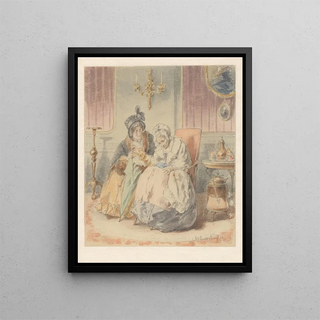 Alexander Hugo Bakker Korff - Twee zittende vrouwen in een interieur.webp